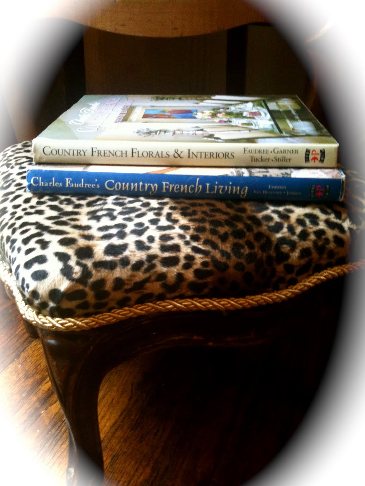 Leopard footstool deals