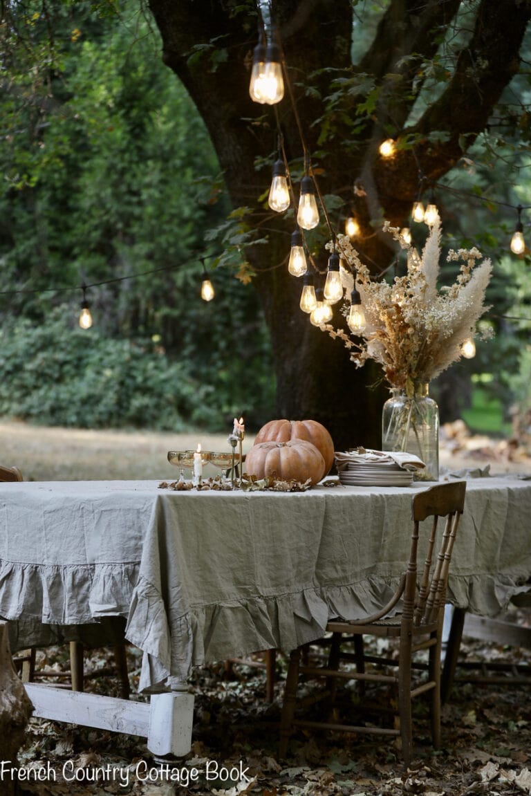 Autumn Table Styling Tips - French Country Cottage